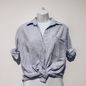Zara striped button down
